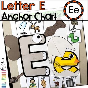 letter e anchor chart